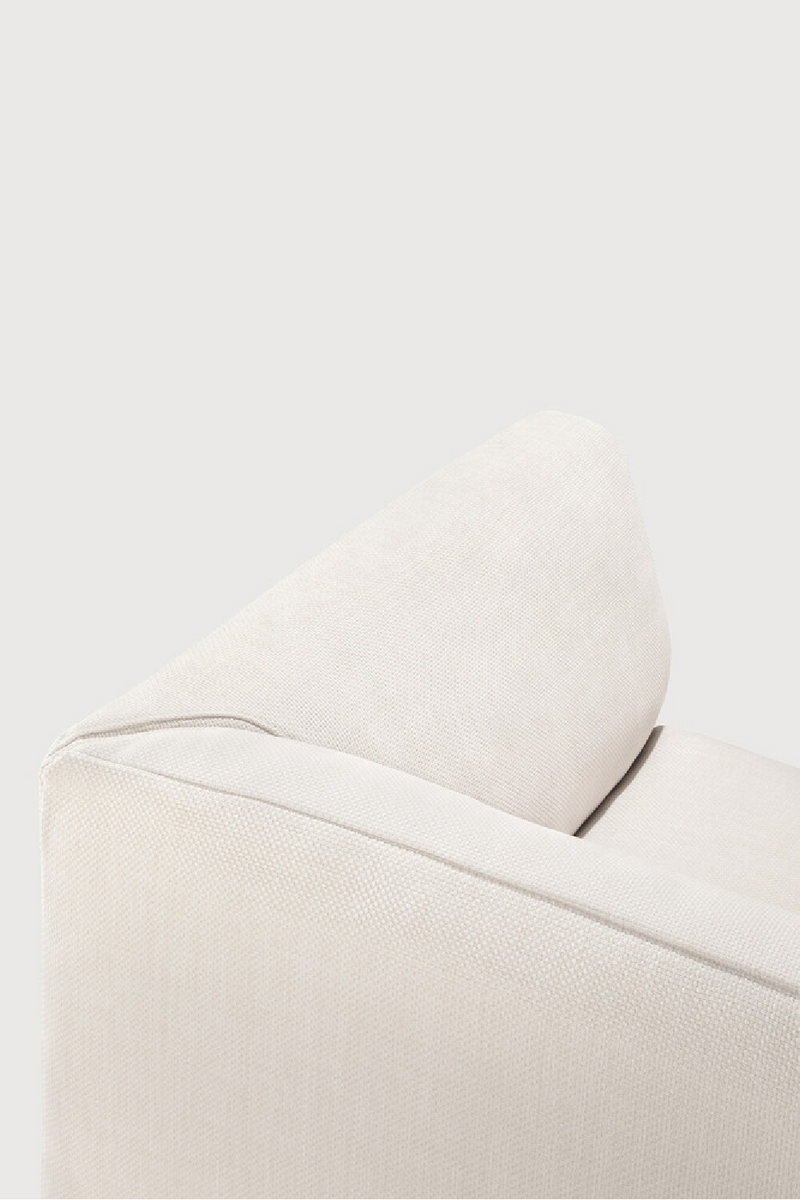 White Outdoor Modular End Sofa | Ethnicraft Monocle | Oroatrade.com