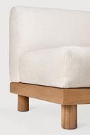 White Outdoor Modular End Sofa | Ethnicraft Monocle | Oroatrade.com