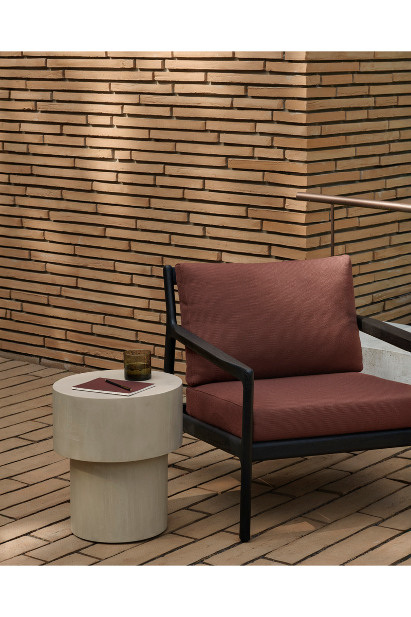 Black Teak Outdoor Lounge Chair | Ethnicraft Jack | Oroatrade.com