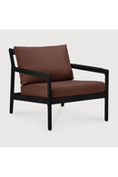 Black Teak Outdoor Lounge Chair | Ethnicraft Jack | Oroatrade.com