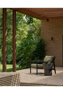 Black Teak Outdoor Lounge Chair | Ethnicraft Jack | Oroatrade.com