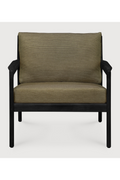 Black Teak Outdoor Lounge Chair | Ethnicraft Jack | Oroatrade.com