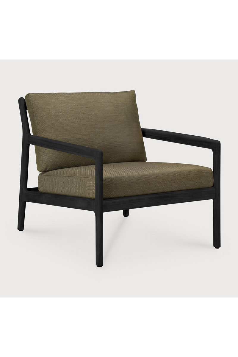 Black Teak Outdoor Lounge Chair | Ethnicraft Jack | Oroatrade.com