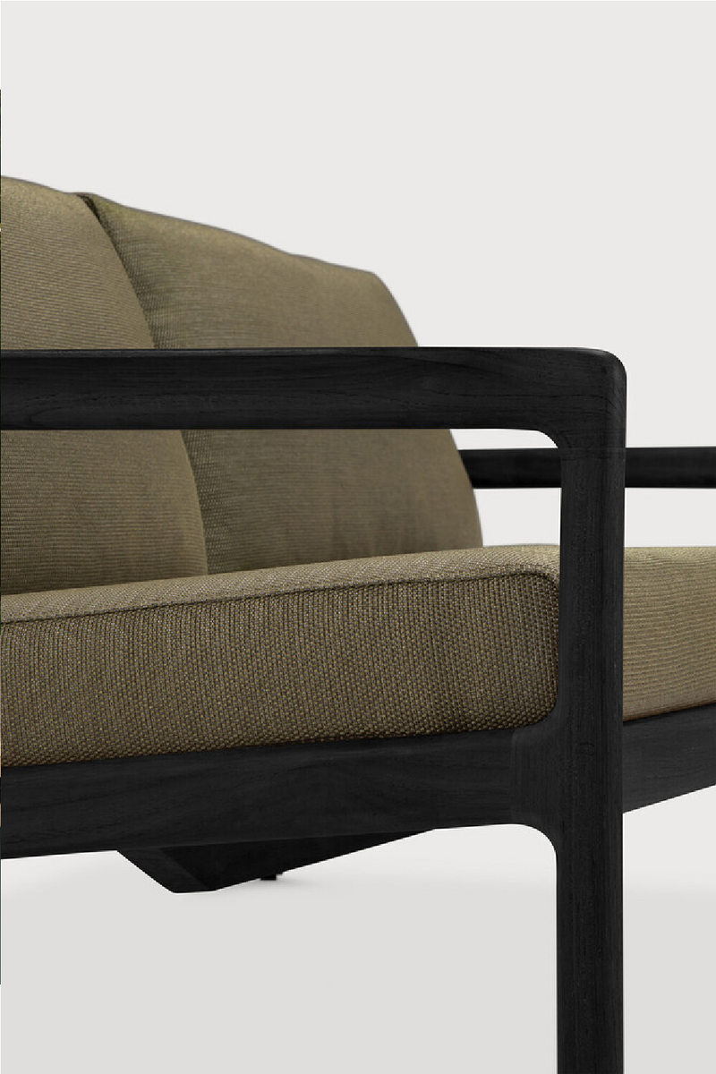 Black Teak Outdoor Sofa | Ethnicraft Jack | Oroatrade.com