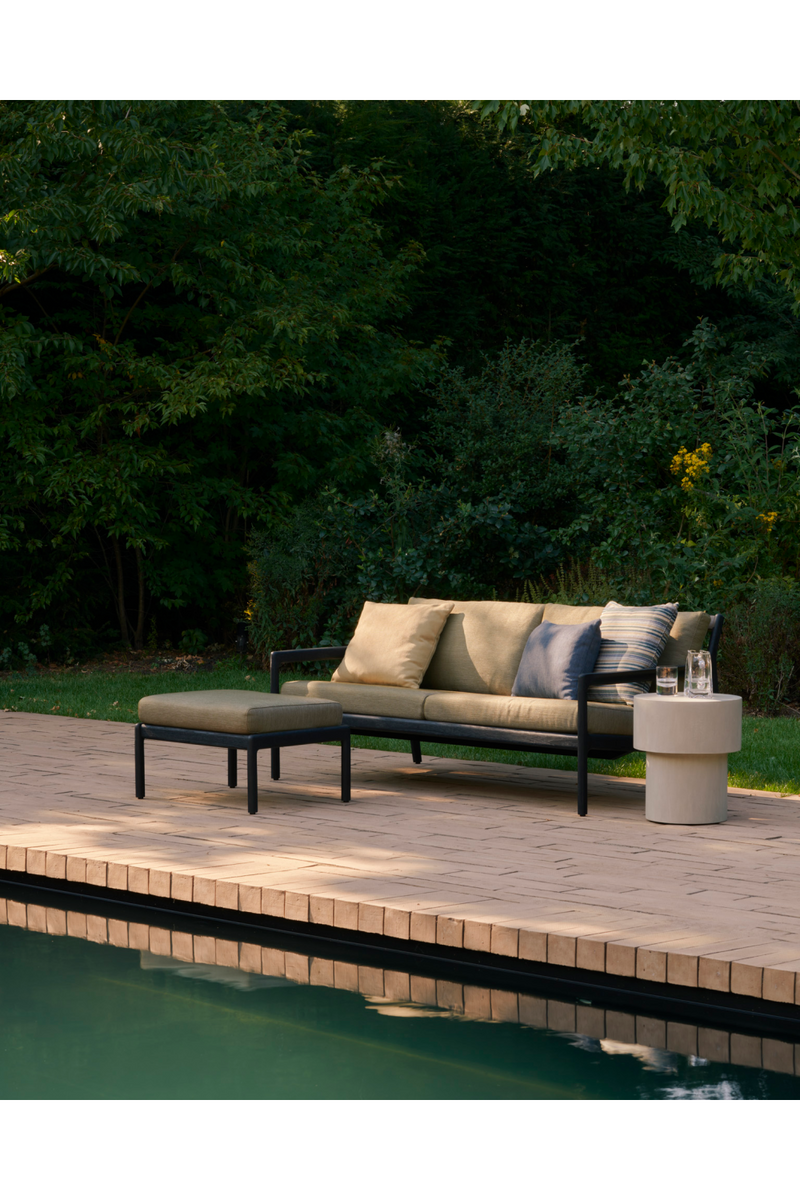 Black Teak Outdoor Sofa | Ethnicraft Jack | Oroatrade.com