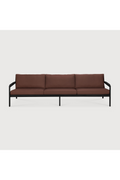Black Teak 3+ Seater Outdoor Sofa | Ethnicraft Jack | Oroatrade.com
