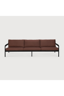 Black Teak 3+ Seater Outdoor Sofa | Ethnicraft Jack | Oroatrade.com