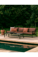 Black Teak 3+ Seater Outdoor Sofa | Ethnicraft Jack | Oroatrade.com