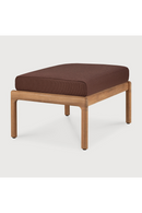 Natural Teak Outdoor Ottoman | Ethnicraft Jack | Oroatrade.com