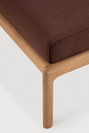 Natural Teak Outdoor Ottoman | Ethnicraft Jack | Oroatrade.com