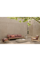 Natural Teak Outdoor Ottoman | Ethnicraft Jack | Oroatrade.com