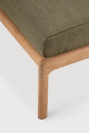 Natural Teak Outdoor Ottoman | Ethnicraft Jack | Oroatrade.com