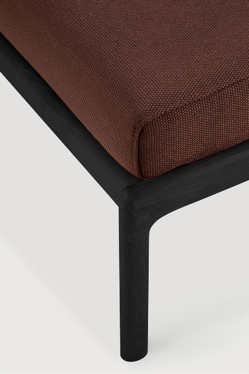 Teak Cushioned Outdoor Stool | Ethnicraft Jack | Oroatrade.com