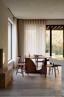 Brown Teak Dining Table | Ethnicraft Geometric | Oroatrade.com