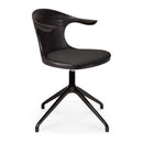 Hospitality furniture - Varnished Teak Cushioned Office Chair - www.oroatrade.com