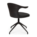 Hospitality furniture - Varnished Teak Cushioned Office Chair - www.oroatrade.com