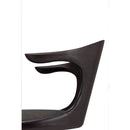 Hospitality furniture - Varnished Teak Cushioned Office Chair - www.oroatrade.com