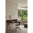 Hospitality furniture - Varnished Teak Cushioned Office Chair - www.oroatrade.com
