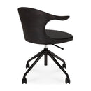 Hospitality furniture - Varnished Teak Cushioned Office Chair - www.oroatrade.com