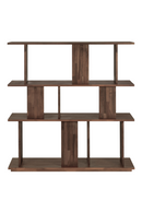 Brown Teak Shelving System | Ethnicraft Irregular | Oroatrade.com