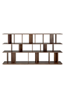 Brown Teak Shelving System | Ethnicraft Irregular | Oroatrade.com