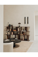 Brown Teak Shelving System | Ethnicraft Irregular | Oroatrade.com