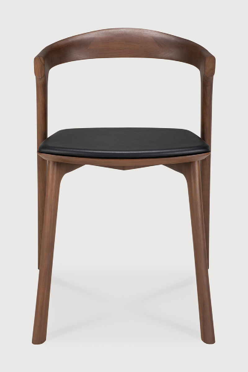 Brown Teak Dining Chair | Ethnicraft Bok | Oroatrade.com