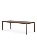Teak Brown Minimalist Dining Table | Ethnicraft Bok | Oroatrade.com