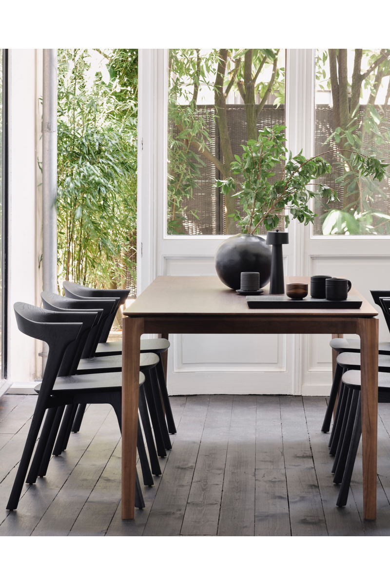 Oak Brown Minimalist Dining Table | Ethnicraft Bok | Oroatrade.com