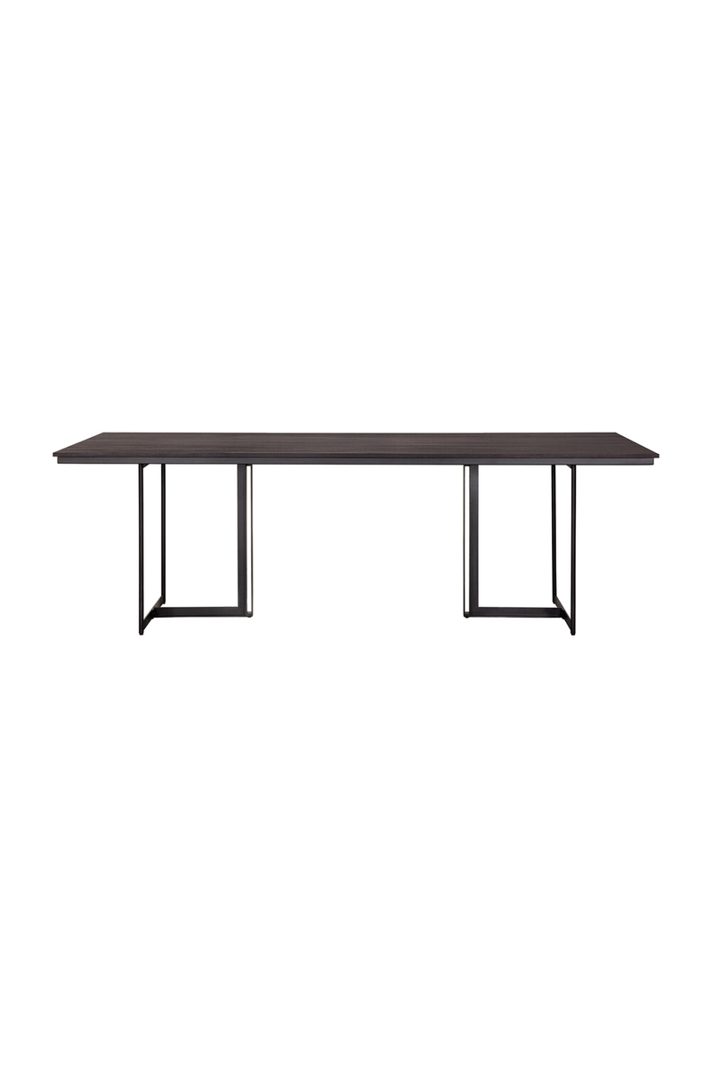 Dark Brown Teaek Dining Table | Ethnicraft Tacet  | Oroatrade.com