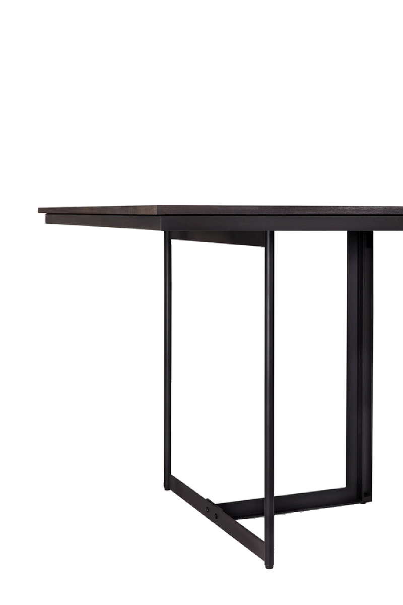 Dark Brown Teaek Dining Table | Ethnicraft Tacet  | Oroatrade.com