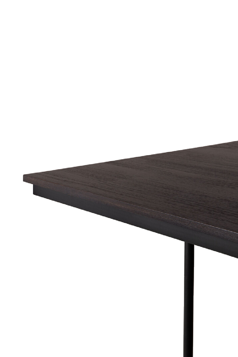 Dark Brown Teaek Dining Table | Ethnicraft Tacet  | Oroatrade.com