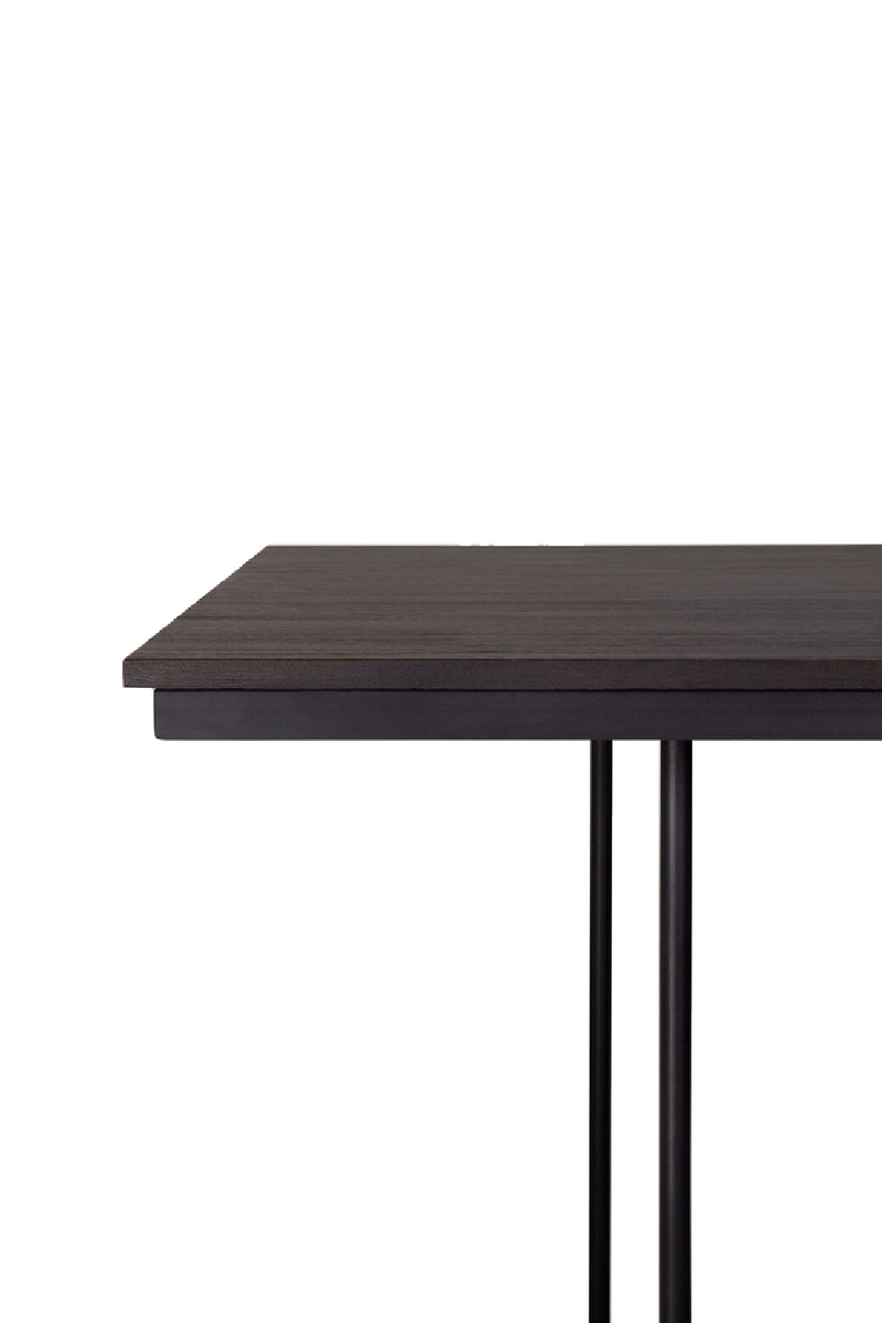 Dark Brown Teaek Dining Table | Ethnicraft Tacet  | Oroatrade.com