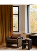 Brown Teak Side Table | Ethnicraft Panel | Oroatrade.com