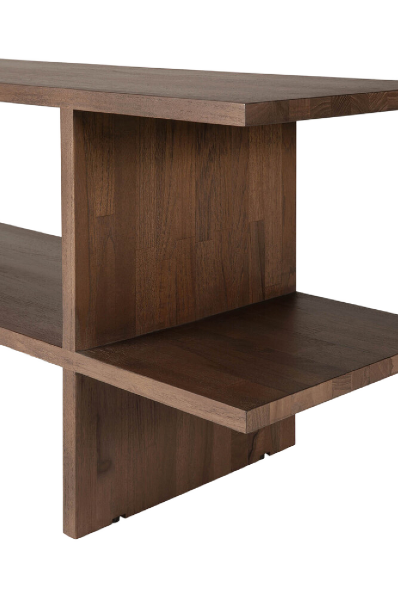 Teak 2 Level Side Table | Ethnicraft Kabuki | Oroatrade.com