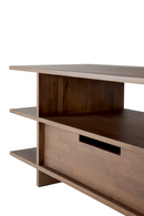 Varnished Teak TV Cupboard | Ethnicraft Kabuki | Oroatrade.com