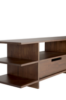 Varnished Teak TV Cupboard | Ethnicraft Kabuki | Oroatrade.com