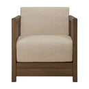 Fabric Cushioned Lounge Chair | Ethnicraft Roan