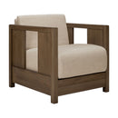 Fabric Cushioned Lounge Chair | Ethnicraft Roan