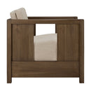 Fabric Cushioned Lounge Chair | Ethnicraft Roan