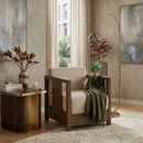 Fabric Cushioned Lounge Chair | Ethnicraft Roan