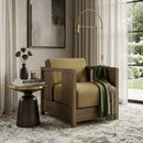 Fabric Cushioned Lounge Chair | Ethnicraft Roan