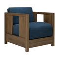 Fabric Cushioned Lounge Chair | Ethnicraft Roan