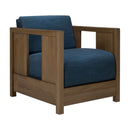 Fabric Cushioned Lounge Chair | Ethnicraft Roan