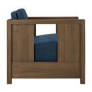 Fabric Cushioned Lounge Chair | Ethnicraft Roan