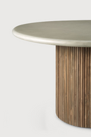 Round Concrete Outdoor Dining Table | Ethnicraft Roller Max | Oroatrade.com