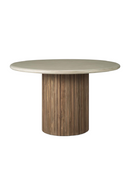 Round Concrete Outdoor Dining Table | Ethnicraft Roller Max | Oroatrade.com