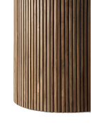 Round Concrete Outdoor Dining Table | Ethnicraft Roller Max | Oroatrade.com