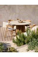 Round Concrete Outdoor Dining Table | Ethnicraft Roller Max | Oroatrade.com