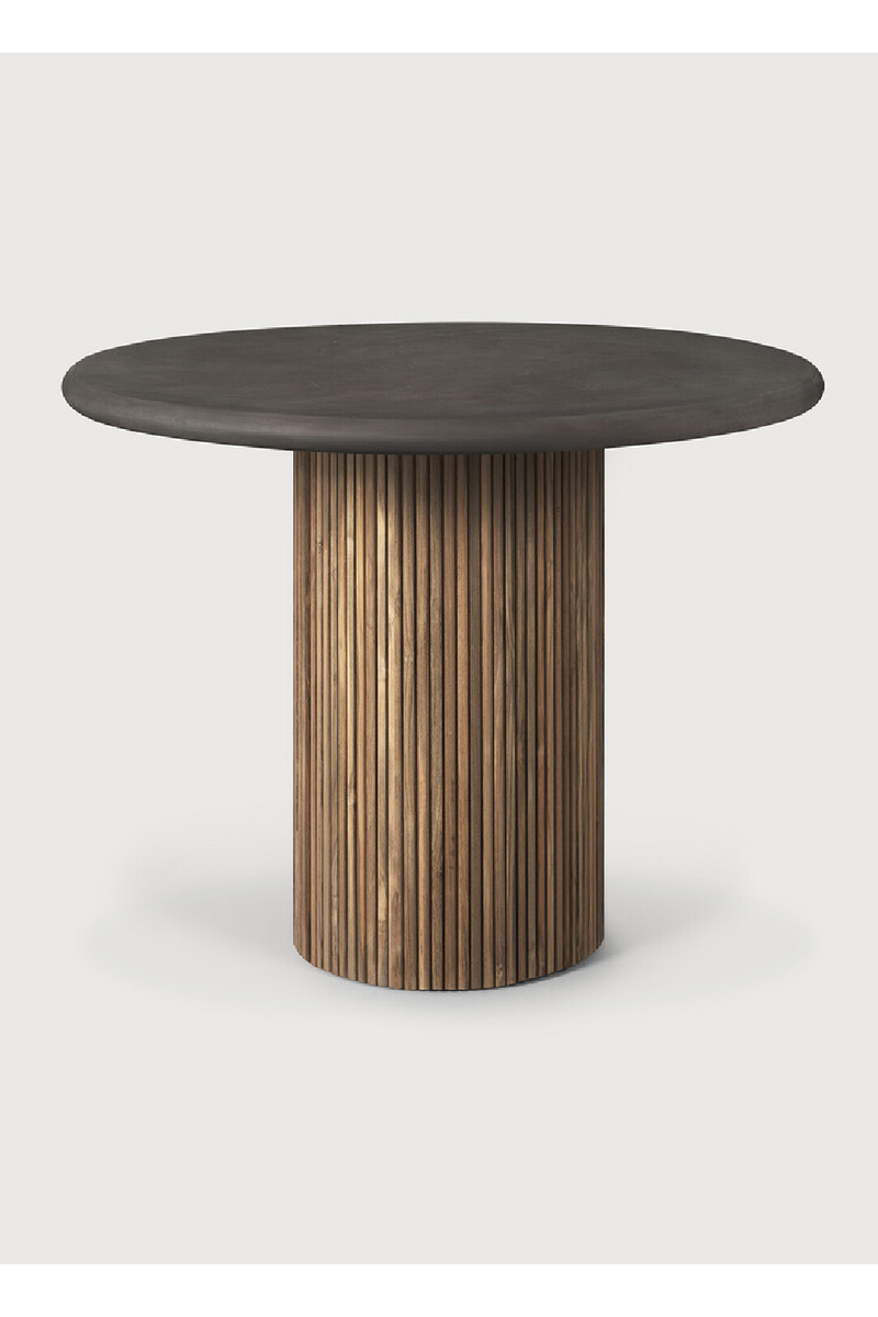 Gray Concrete Outdoor Dining Table | Ethnicraft Roller Max | Oroatrade.com